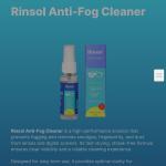 Rinsol Anti-Fog Cleaner 30ml