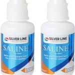 Silver Line Laboratories Pro Saline Max for Scleral Lenses, 60ml x 2 = 120ml